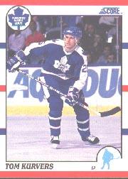 1990-91 Score Canadian #142 Tom Kurvers