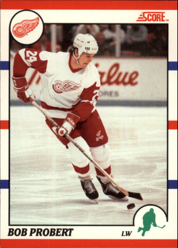 1990-91 Score Canadian #143 Bob Probert