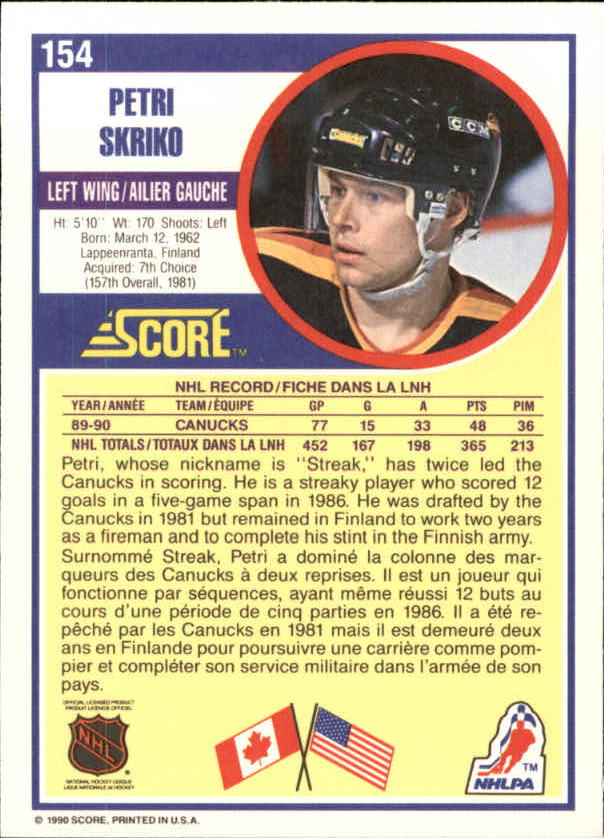 B3558- 1990-91 Score Canadian Hockey Card #s 1-246 -You Pick- 15+ FREE US SHIP - Picture 281 of 460