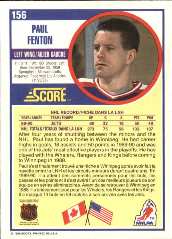 B3558- 1990-91 Score Canadian Hockey Card #s 1-246 -You Pick- 15+ FREE US SHIP - Picture 285 of 460