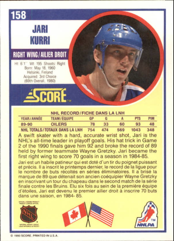 B3558- 1990-91 Score Canadian Hockey Card #s 1-246 -You Pick- 15+ FREE US SHIP - Picture 289 of 460