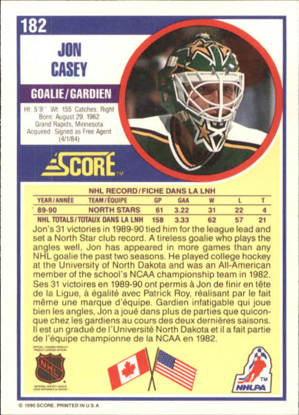 B3558- 1990-91 Score Canadian Hockey Card #s 1-246 -You Pick- 15+ FREE US SHIP - Picture 331 of 460