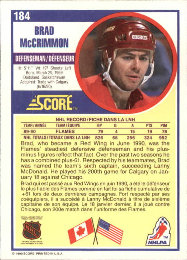 B3558- 1990-91 Score Canadian Hockey Card #s 1-246 -You Pick- 15+ FREE US SHIP - Picture 335 of 460