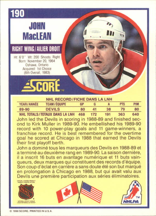 B3558- 1990-91 Score Canadian Hockey Card #s 1-246 -You Pick- 15+ FREE US SHIP - Picture 347 of 460