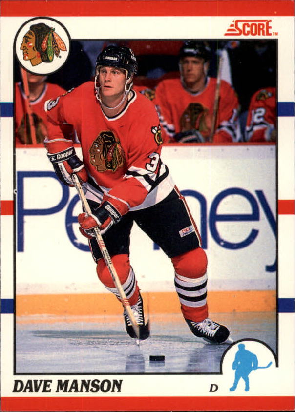 1990-91 Score Canadian #193 Dave Manson