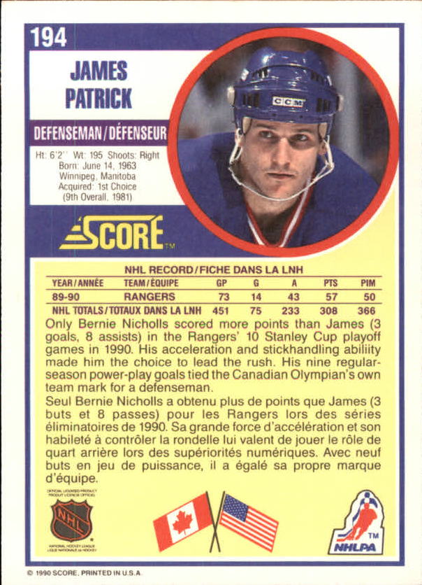 B3558- 1990-91 Score Canadian Hockey Card #s 1-246 -You Pick- 15+ FREE US SHIP - Picture 355 of 460