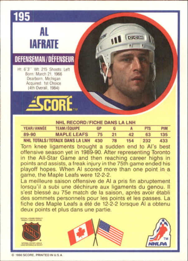 B3558- 1990-91 Score Canadian Hockey Card #s 1-246 -You Pick- 15+ FREE US SHIP - Picture 357 of 460