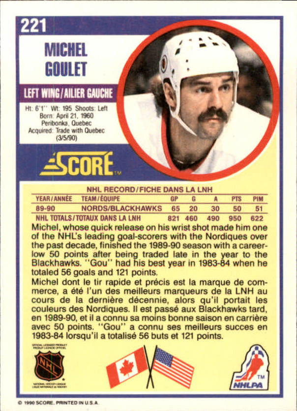 B3558- 1990-91 Score Canadian Hockey Card #s 1-246 -You Pick- 15+ FREE US SHIP - Picture 409 of 460