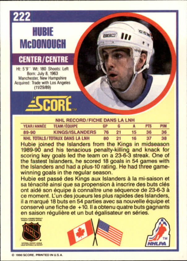 B3558- 1990-91 Score Canadian Hockey Card #s 1-246 -You Pick- 15+ FREE US SHIP - Picture 411 of 460