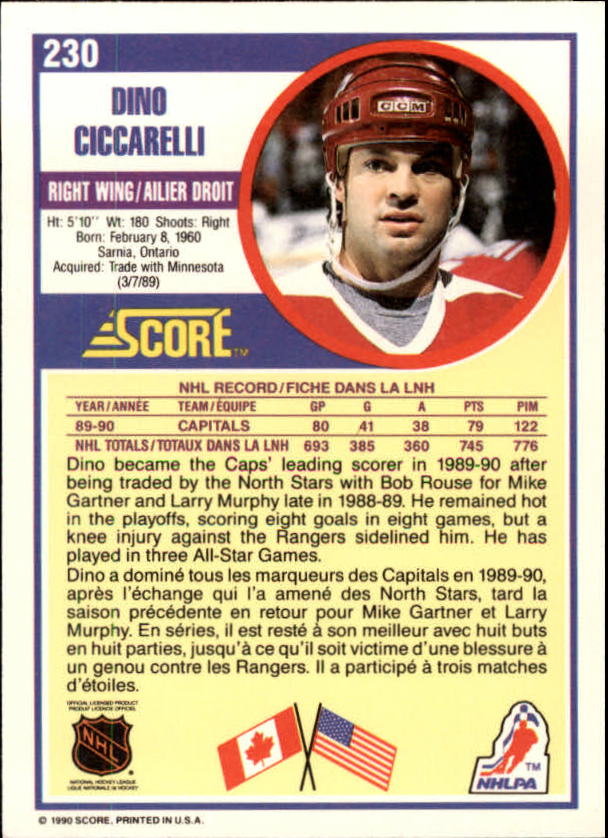 B3558- 1990-91 Score Canadian Hockey Card #s 1-246 -You Pick- 15+ FREE US SHIP - Picture 427 of 460