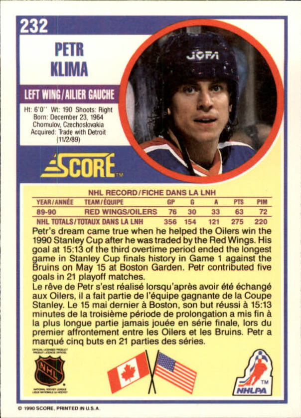 B3558- 1990-91 Score Canadian Hockey Card #s 1-246 -You Pick- 15+ FREE US SHIP - Picture 432 of 460