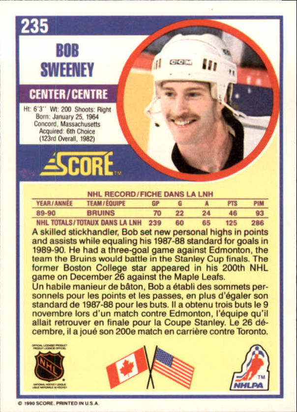 B3558- 1990-91 Score Canadian Hockey Card #s 1-246 -You Pick- 15+ FREE US SHIP - Picture 438 of 460