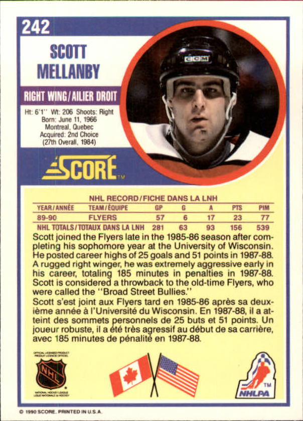 B3558- 1990-91 Score Canadian Hockey Card #s 1-246 -You Pick- 15+ FREE US SHIP - Picture 452 of 460
