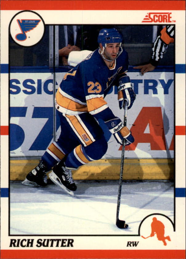 1990-91 Score Canadian #281 Rich Sutter