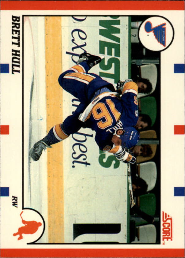 1990-91 Score Canadian #300 Brett Hull