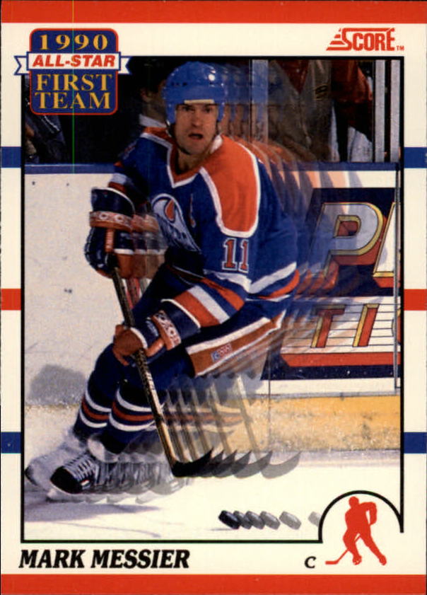 1990-91 Score Canadian #315 Mark Messier AS1