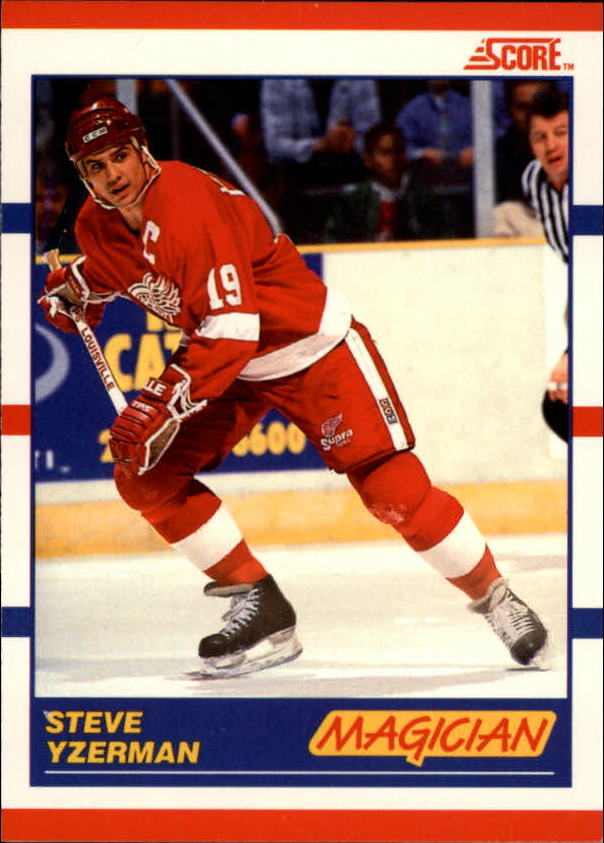 1990-91 Score Canadian #339 Steve Yzerman Magic