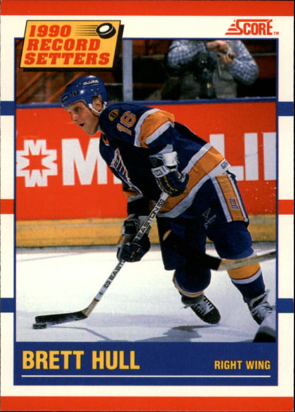 1990-91 Score Canadian #346 Brett Hull RB