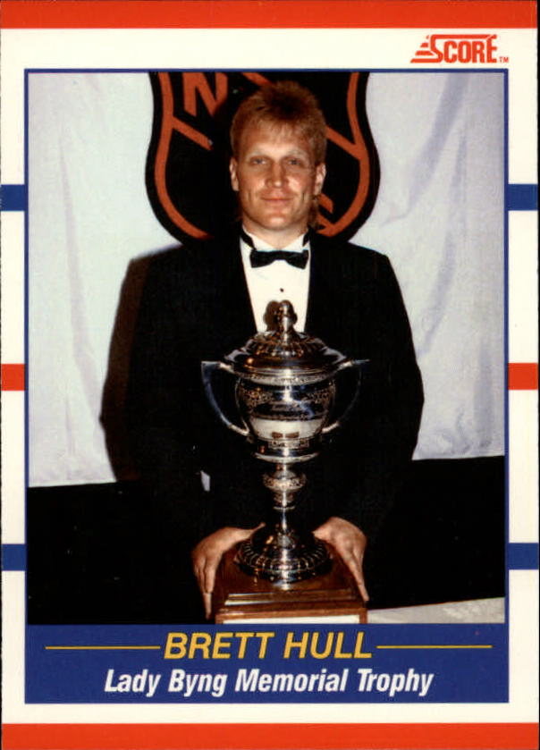 1990-91 Score Canadian #366 Brett Hull Byng
