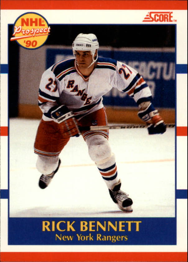 1990-91 Score Canadian #400 Rick Bennett RC