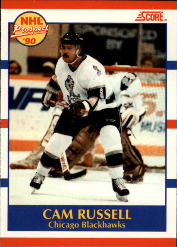 1990-91 Score Canadian #408 Cam Russell RC