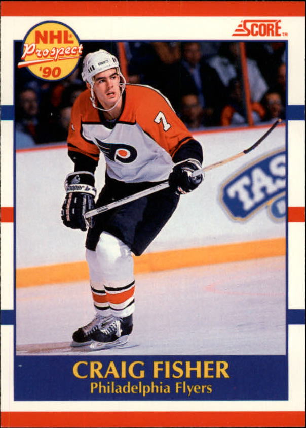 1990-91 Score Canadian #412 Craig Fisher RC