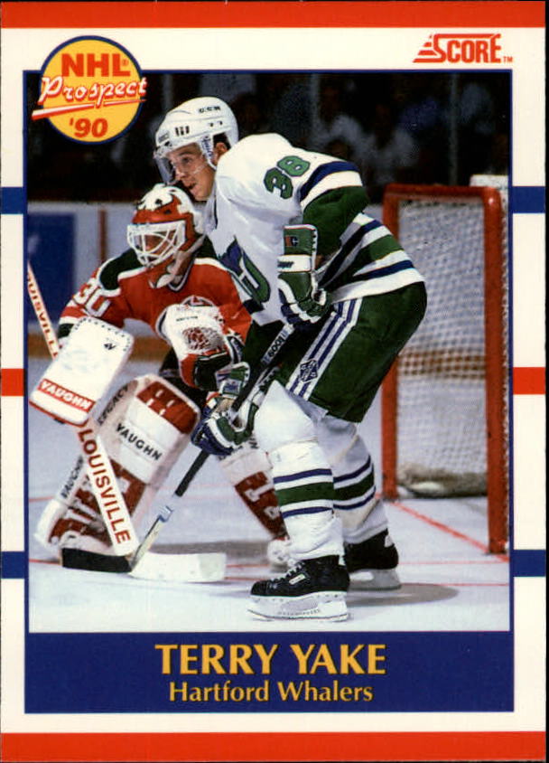 1990-91 Score Canadian #419 Terry Yake RC