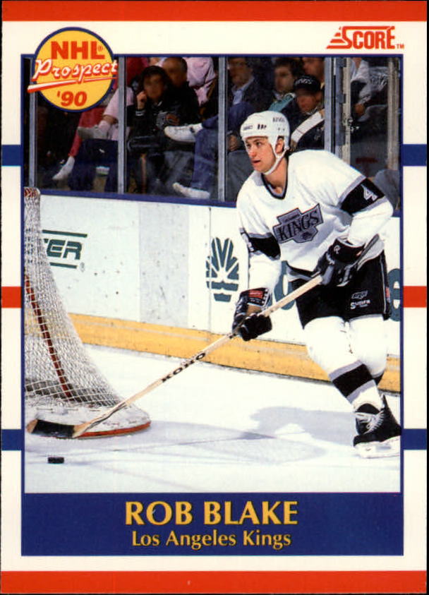 1990-91 Score Canadian #421 Rob Blake RC