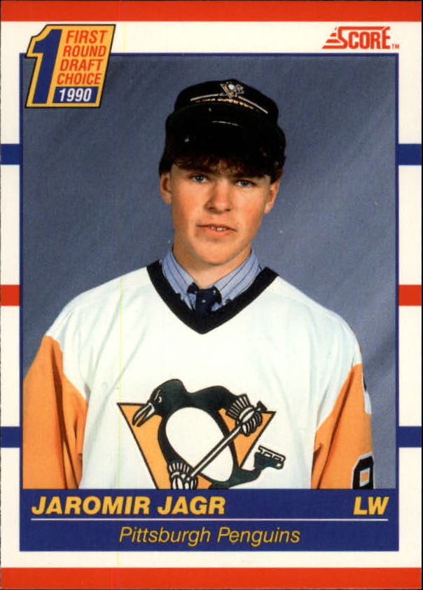 1990-91 Score Canadian #428 Jaromir Jagr RC