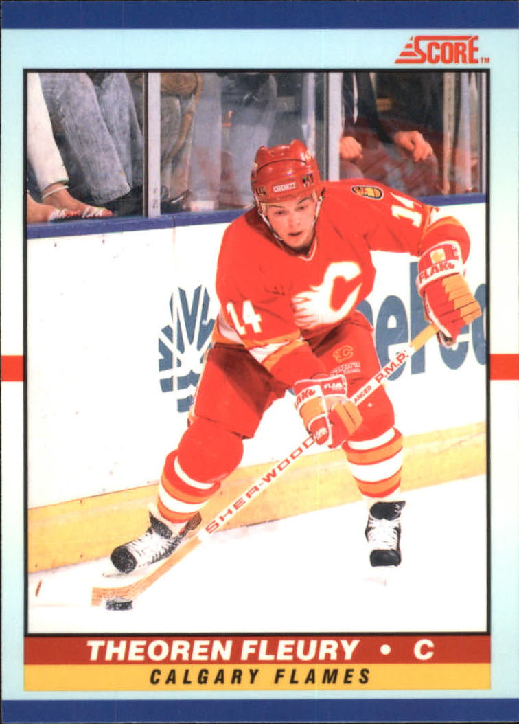 1990-91 Score Young Superstars #6 Theo Fleury