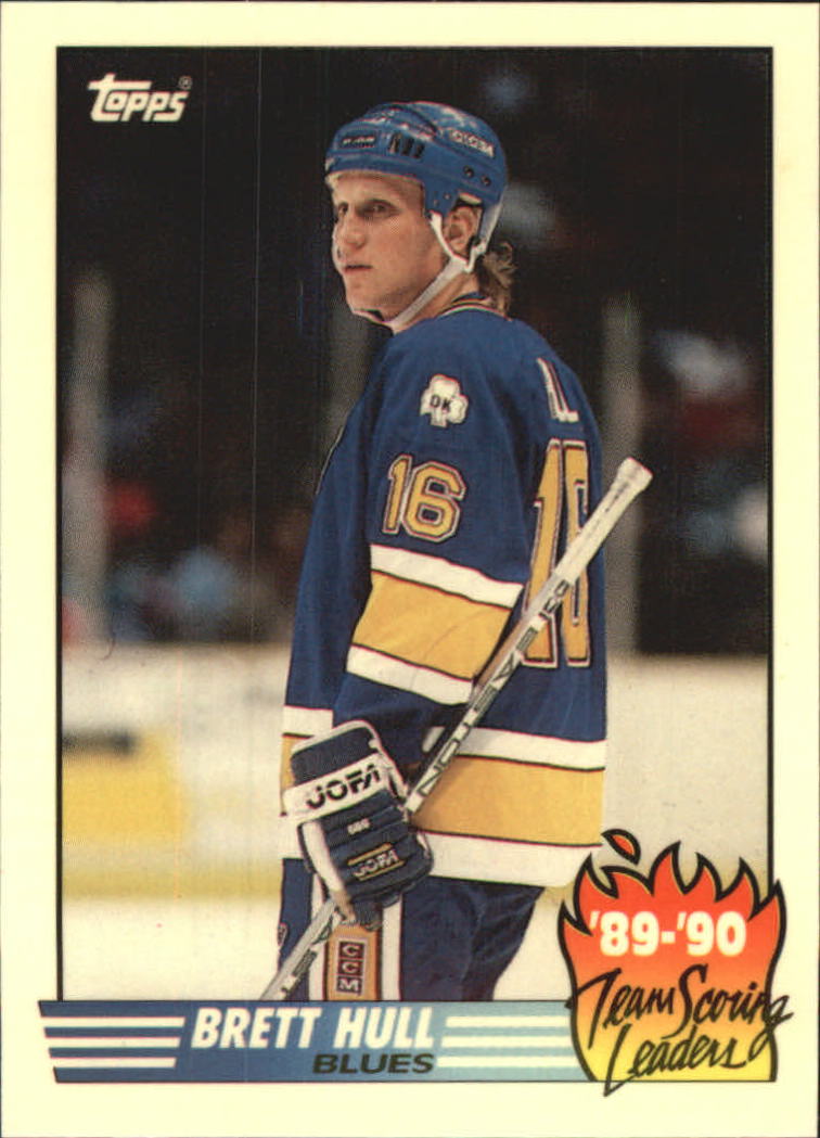 TOPPS NHL #66 . Brett Hull . Rookie Card .. NM/Mint
