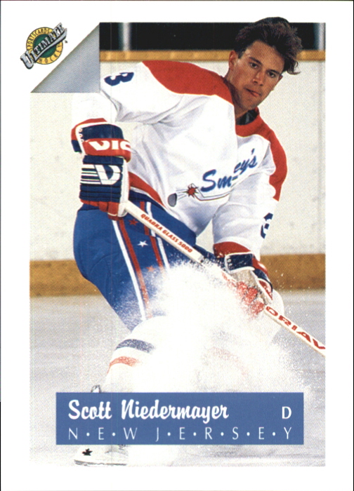 1991 Ultimate Draft #3 Scott Niedermayer
