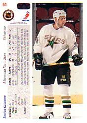 1991-92 Upper Deck French #51 Enrico Ciccone back image