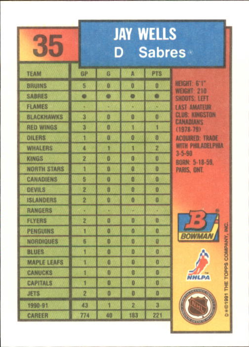 A8286- 1991-92 Bowman Hockey Cards 1-250 +Rookies -You Pick- 15+ FREE US SHIP - Picture 71 of 483