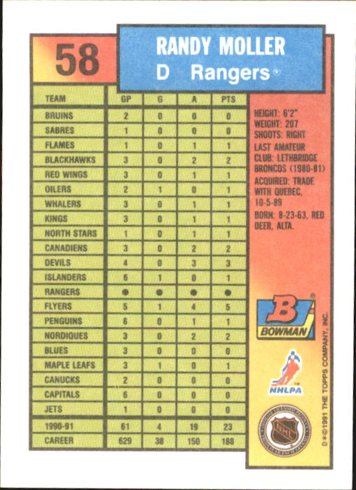 A8286- 1991-92 Bowman Hockey Cards 1-250 +Rookies -You Pick- 15+ FREE US SHIP - Picture 117 of 483