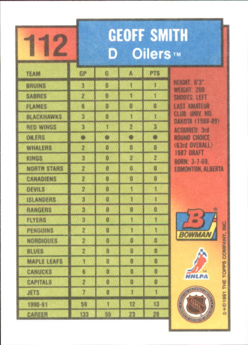 A8286- 1991-92 Bowman Hockey Cards 1-250 +Rookies -You Pick- 15+ FREE US SHIP - Picture 219 of 483