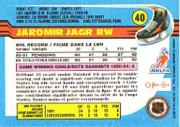 1991-92 O-Pee-Chee #40 Jaromir Jagr back image