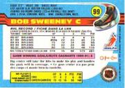 1991-92 O-Pee-Chee #99 Bob Sweeney back image