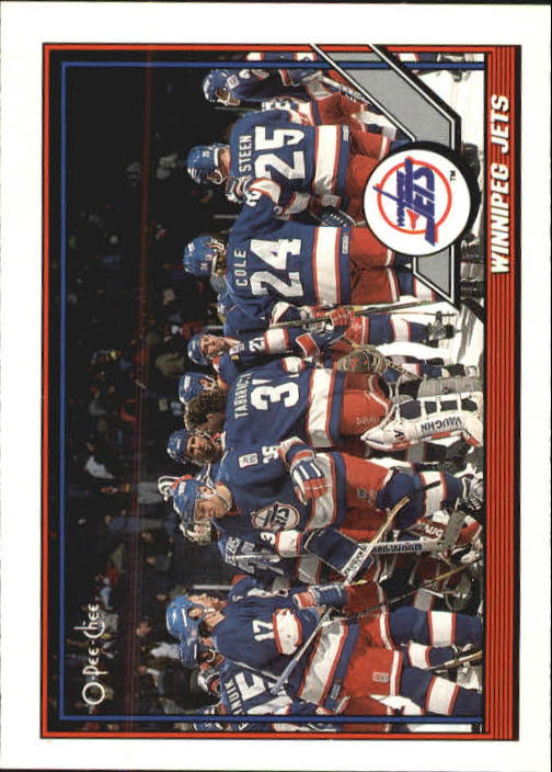 1991-92 O-Pee-Chee #158 Jets Team
