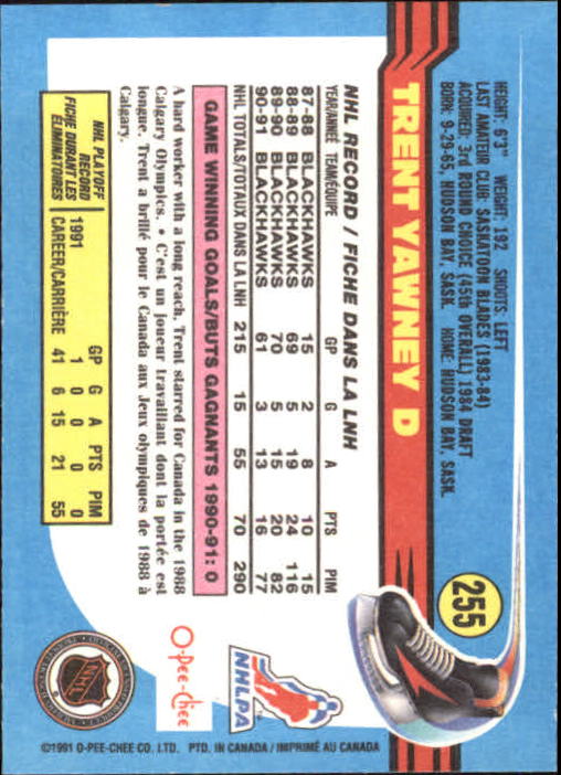B2631- 1991-92 O-Pee-Chee Hk Cards 251-500 +Rookies -You Pick- 15+ FREE US SHIP - Picture 11 of 495