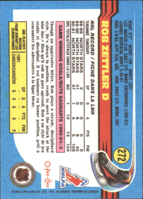 B2631- 1991-92 O-Pee-Chee Hk Cards 251-500 +Rookies -You Pick- 15+ FREE US SHIP - Picture 41 of 495