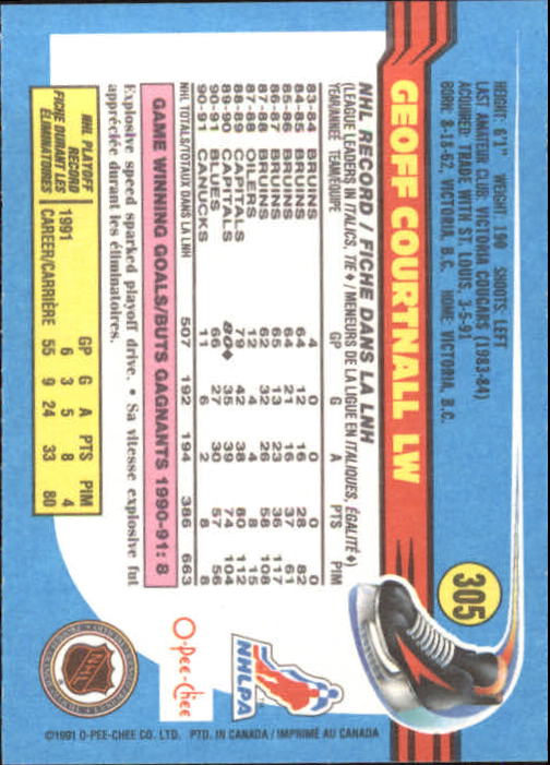 B2631- 1991-92 O-Pee-Chee Hk Cards 251-500 +Rookies -You Pick- 15+ FREE US SHIP - Picture 107 of 495