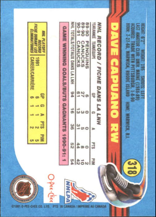 B2631- 1991-92 O-Pee-Chee Hk Cards 251-500 +Rookies -You Pick- 15+ FREE US SHIP - Picture 133 of 495