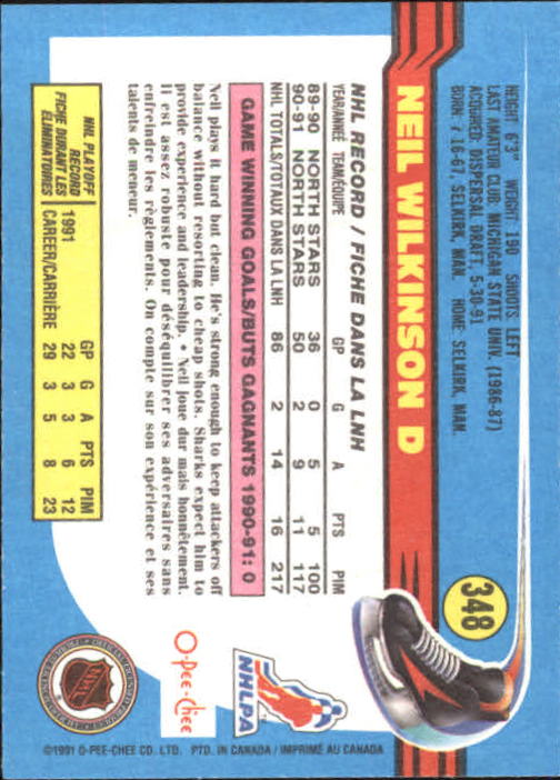 B2631- 1991-92 O-Pee-Chee Hk Cards 251-500 +Rookies -You Pick- 15+ FREE US SHIP - Picture 191 of 495