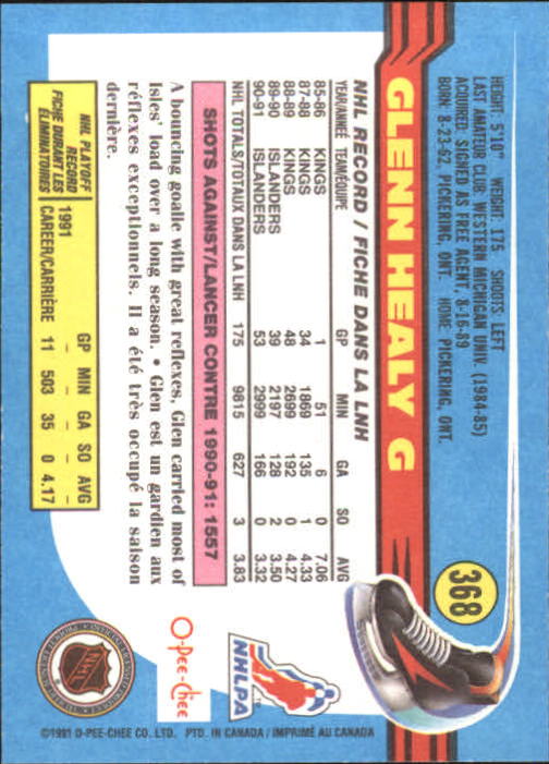 B2631- 1991-92 O-Pee-Chee Hk Cards 251-500 +Rookies -You Pick- 15+ FREE US SHIP - Picture 231 of 495