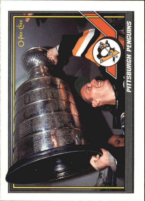 1991-92 O-Pee-Chee #372 Penguins Team