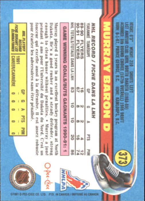 B2631- 1991-92 O-Pee-Chee Hk Cards 251-500 +Rookies -You Pick- 15+ FREE US SHIP - Picture 241 of 495