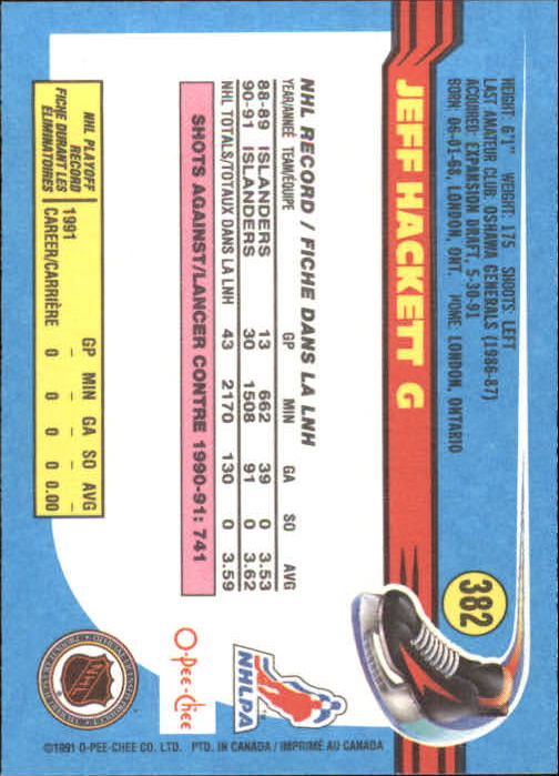B2631- 1991-92 O-Pee-Chee Hk Cards 251-500 +Rookies -You Pick- 15+ FREE US SHIP - Picture 259 of 495