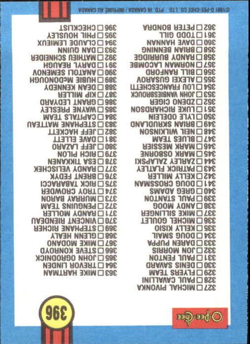 B2631- 1991-92 O-Pee-Chee Hk Cards 251-500 +Rookies -You Pick- 15+ FREE US SHIP - Picture 287 of 495