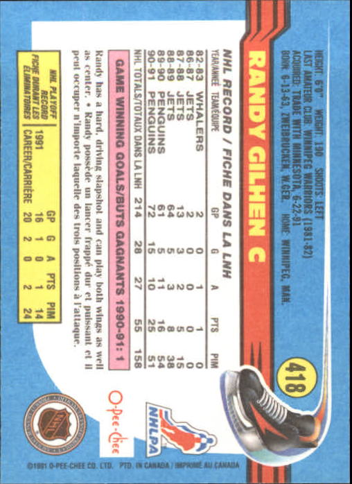 B2631- 1991-92 O-Pee-Chee Hk Cards 251-500 +Rookies -You Pick- 15+ FREE US SHIP - Picture 331 of 495